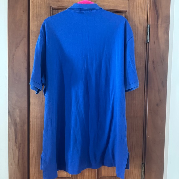 Ralph Lauren Classic Fit Polo Shirt Men’s XL Royal Blue Red Pony Short Sleeve - Picture 3 of 3